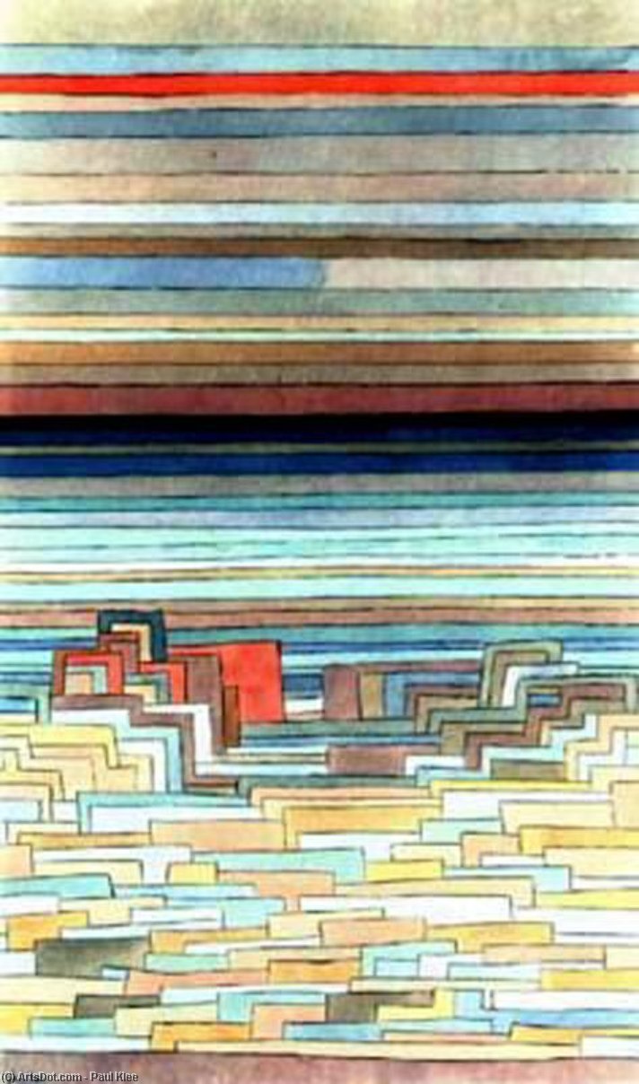 Stadt Auf Einem Teich — Paul Klee