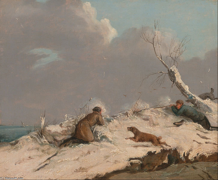 Duck Shooting In Winter — Henry Thomas Alken