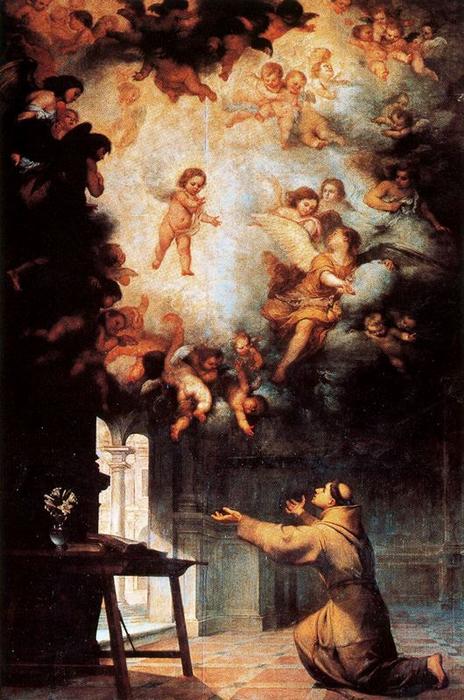 San Antonio Con El Niño — Bartolomé Esteban Murillo