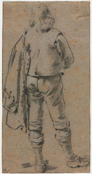A Standing Man From Behind — Gerard Ter Borch