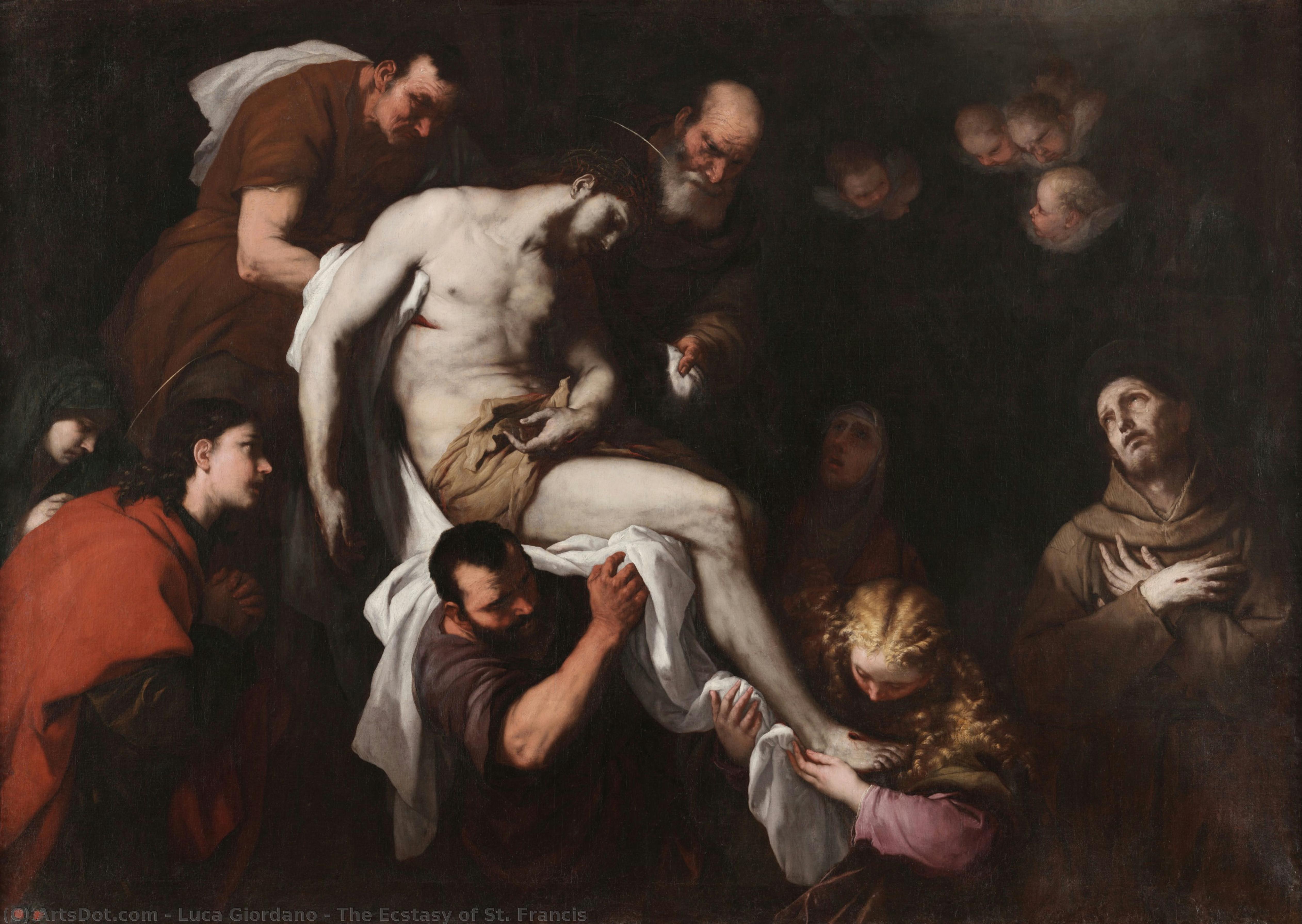 The Ecstasy Of St. Francis — Luca Giordano