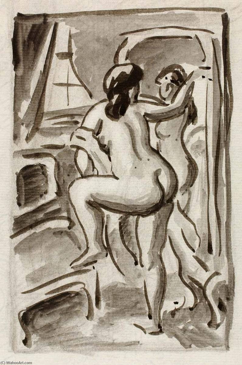 Two Standing Female Nudes — Carl Newman