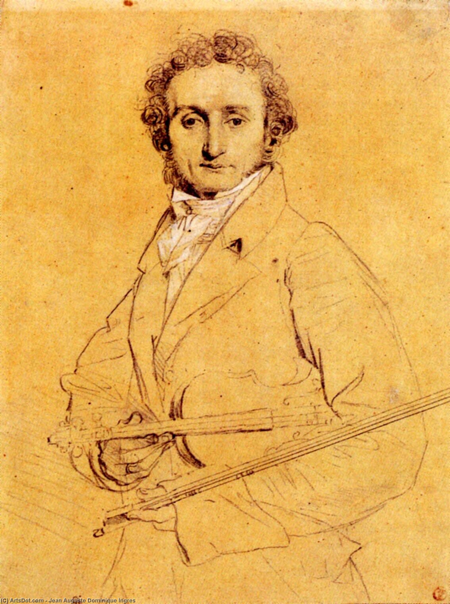 Niccolo Paganini — Jean-auguste-dominique Ingres