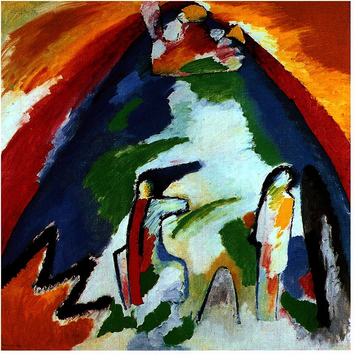 A Mountain — Wassily Wassilyevich Kandinsky