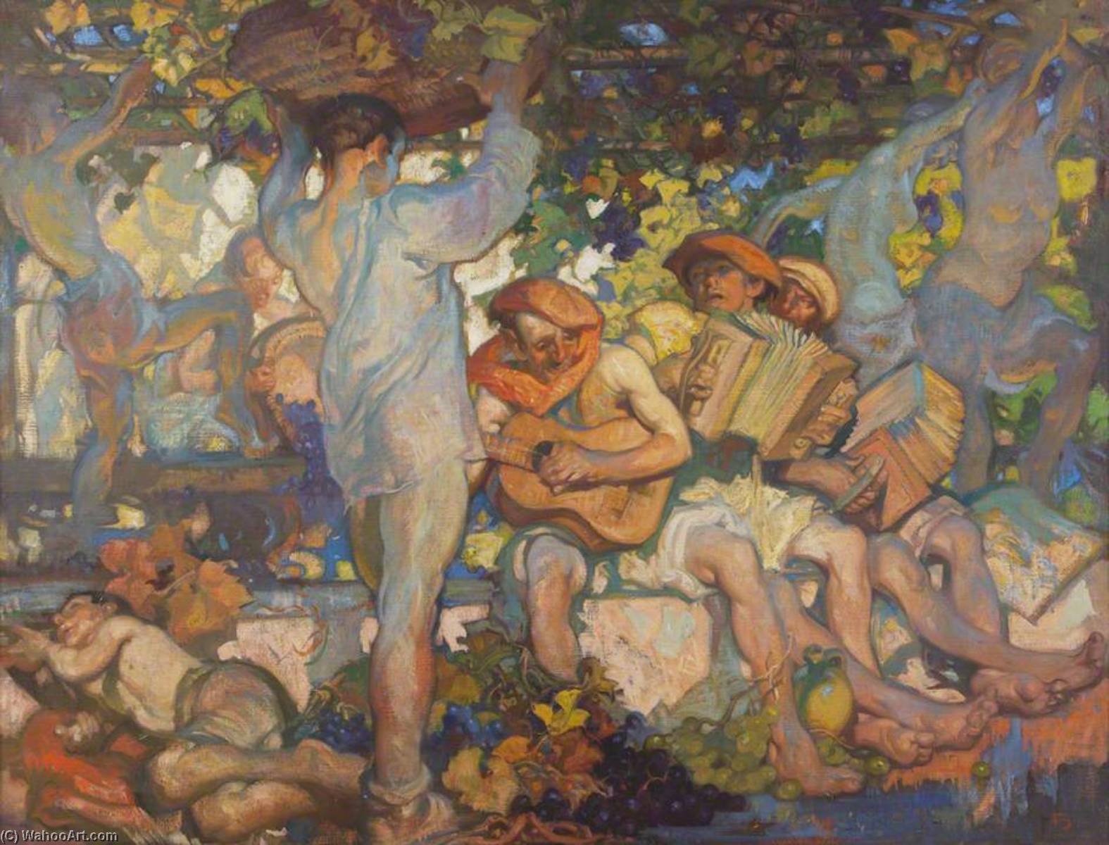 The Wine Press — Frank Brangwyn