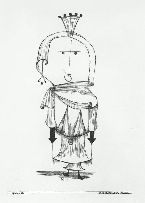 Die Hexe Mit Dem Kamm — Paul Klee