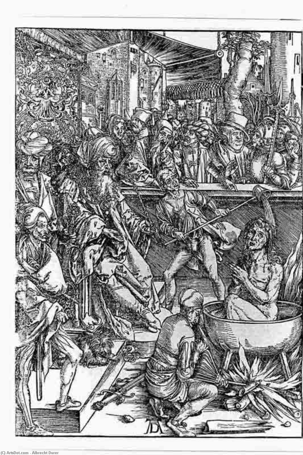 The Martyrdom Of St John, — Albrecht Dürer