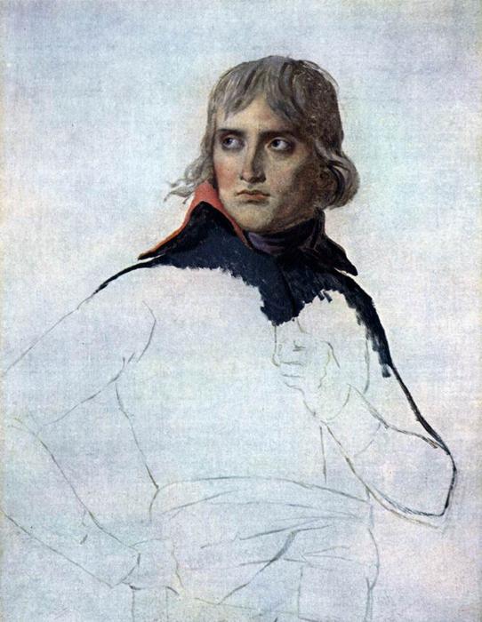 Unfinished Portrait Of General Bonaparte — Jacques-louis David