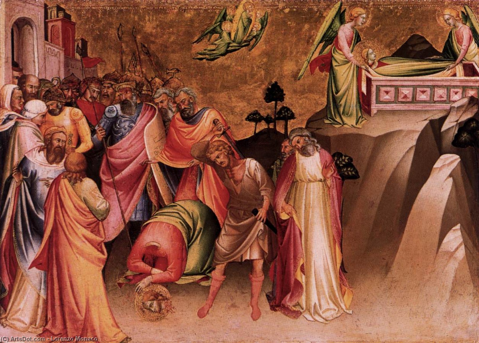 Die Enthauptung Der Heiligen Katharina Von Alexandrien — Lorenzo Monaco