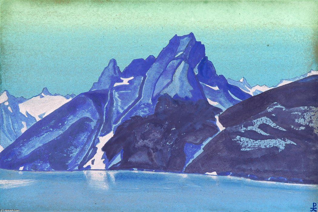 Lake Of The Nagas. Kashmir. — Nicholas Roerich