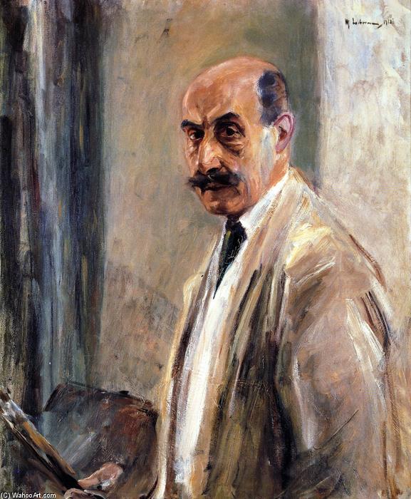 Self Portrait With Brush And Palette — Max Liebermann