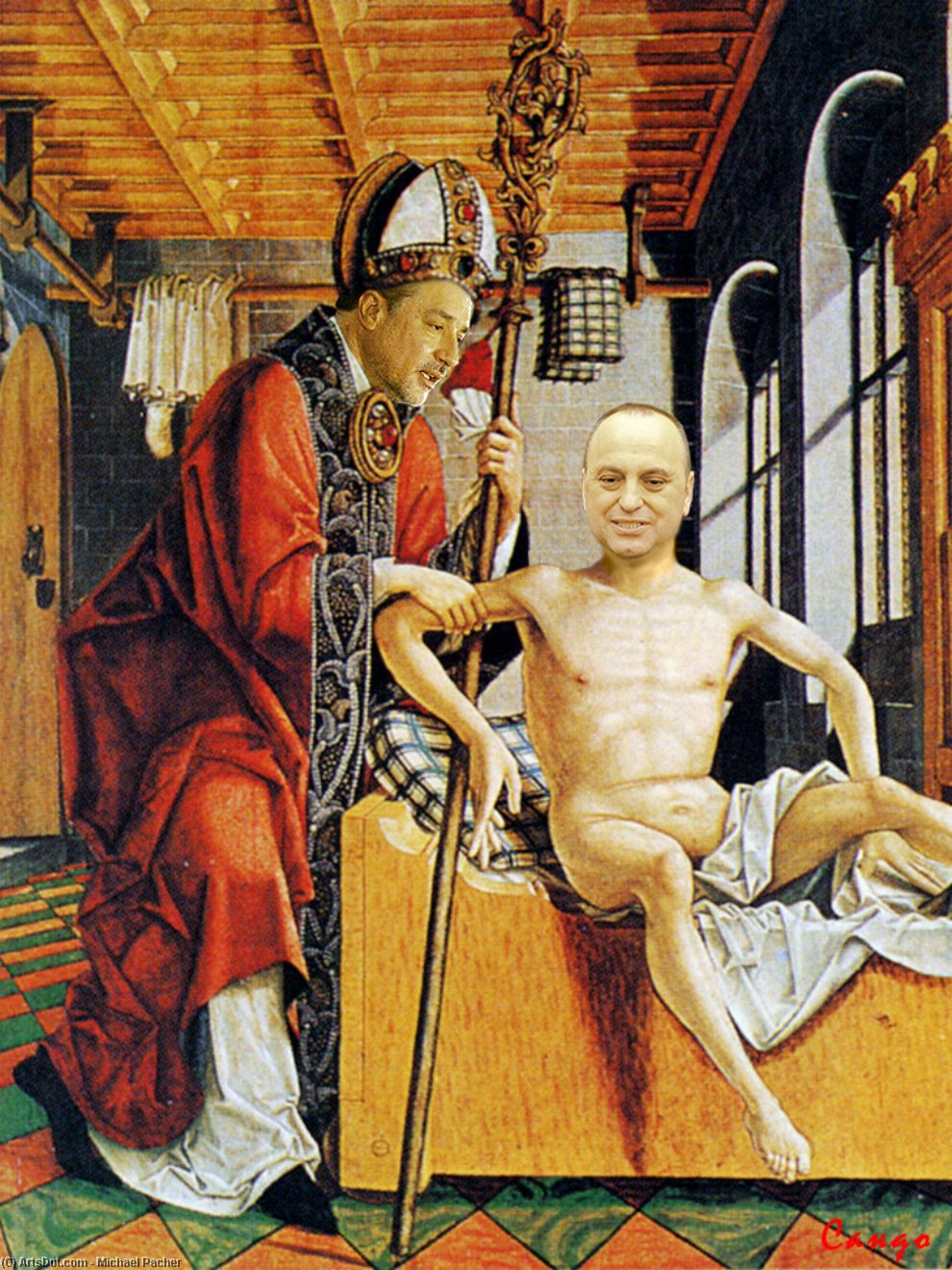 St Augustine Freeing A Prisoner — Michael Pacher