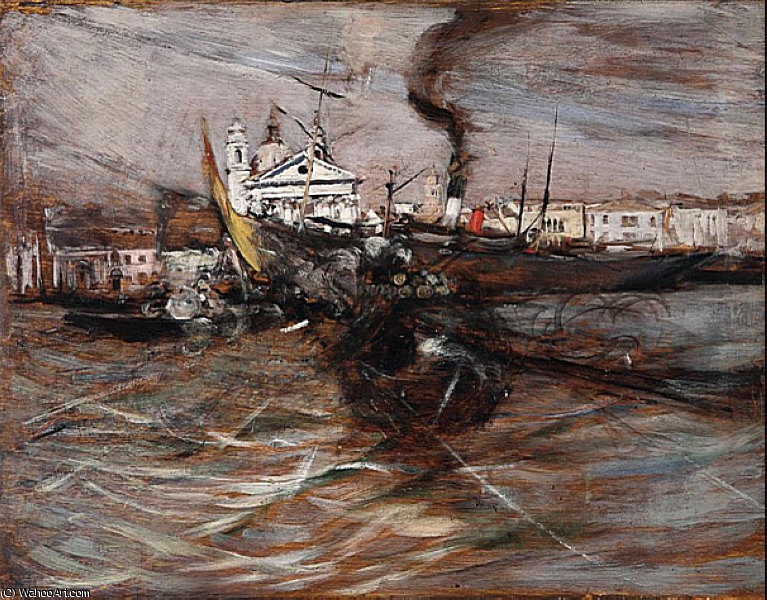 Navi A Venezia — Giovanni Boldini
