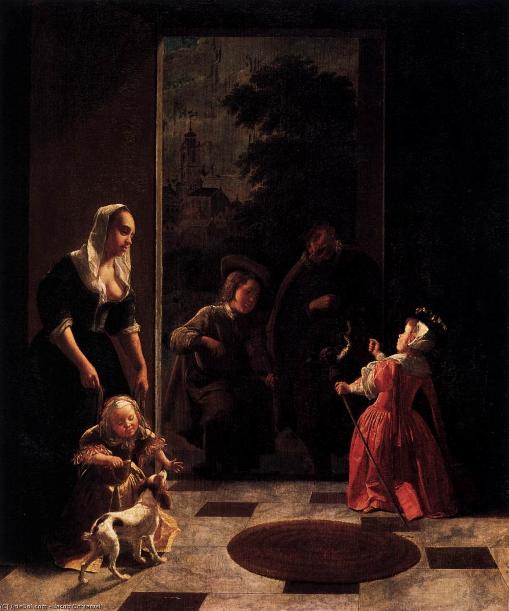 Itinerant Musicians — Jacob Ochtervelt