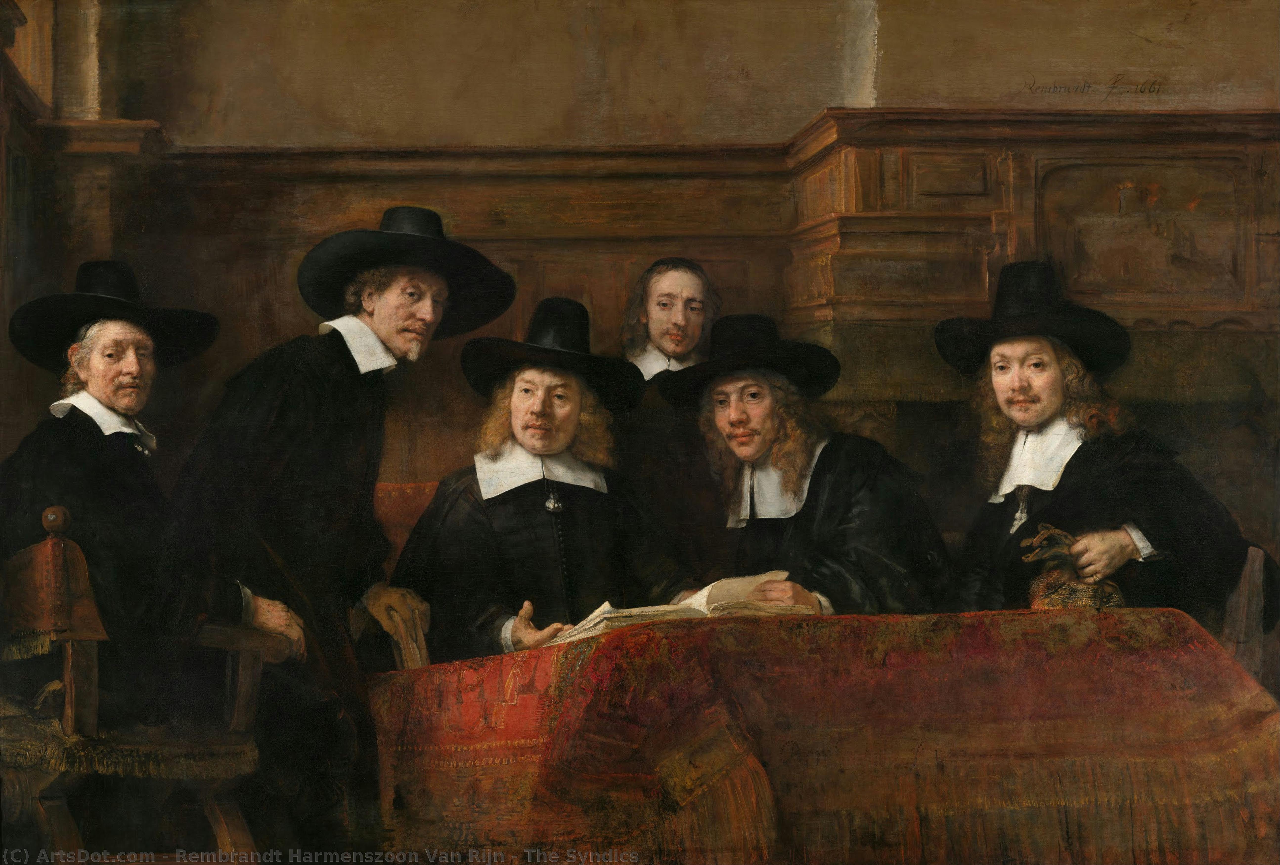 The Syndics — Rembrandt Van Rijn