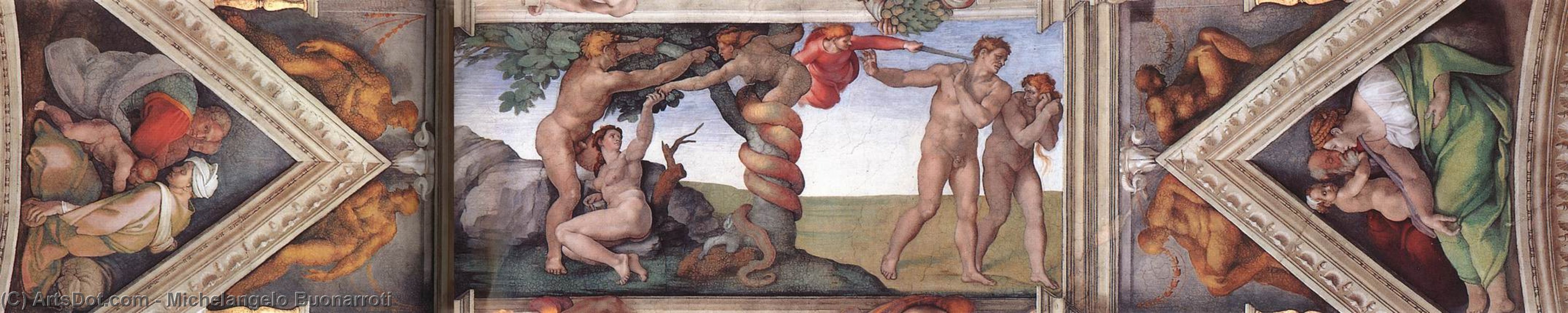 The Fourth Bay Of The Ceiling — Michelangelo Buonarroti