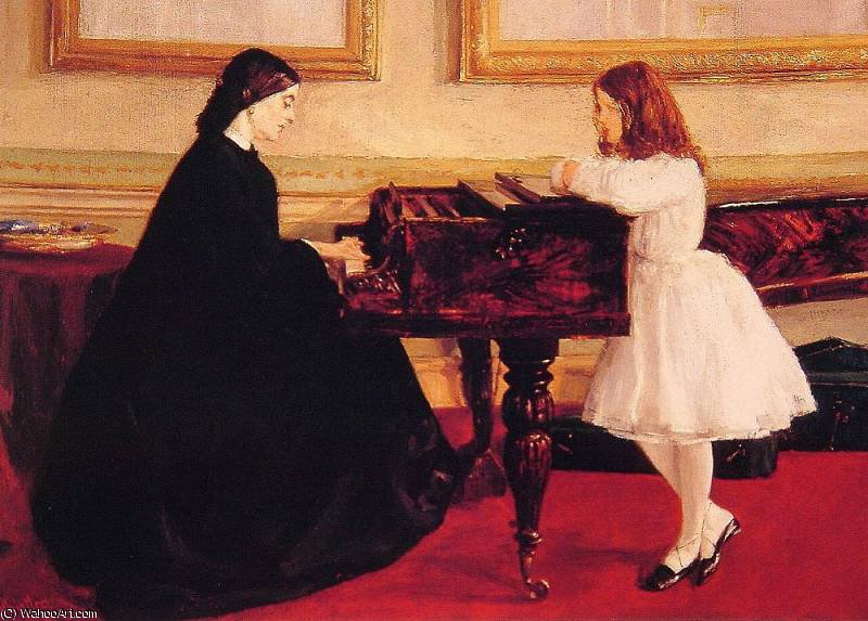 At The Piano — James Abbott Mcneill Whistler