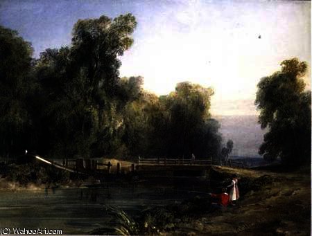 Children Angling — William Callow