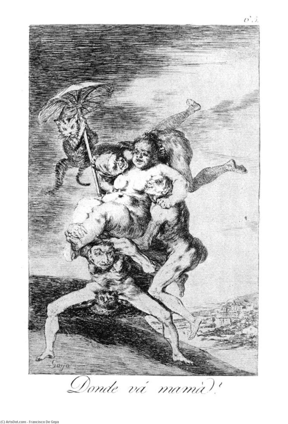 Where Is Mother Going. — Francisco José De Goya Y Lucientes