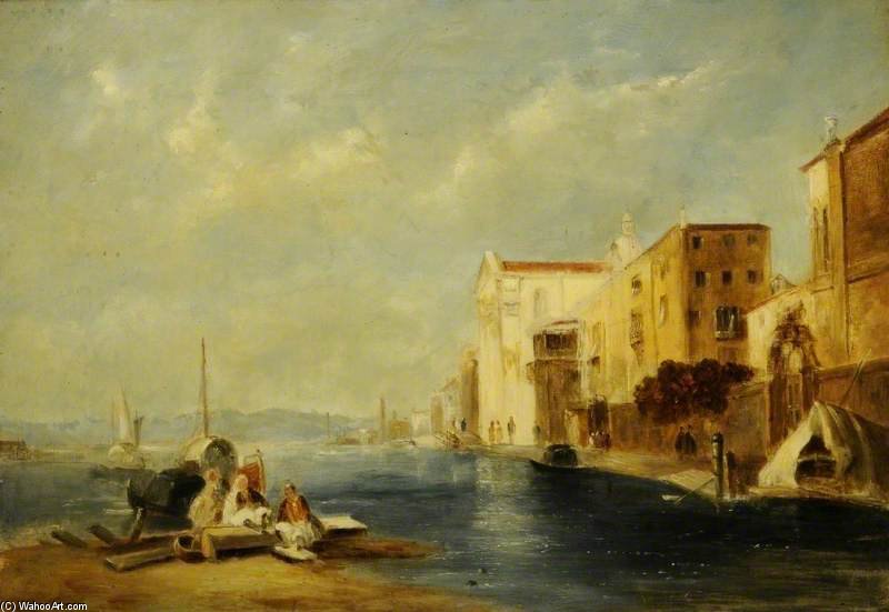 Italian Lake Scene — Clarkson Frederick Stanfield