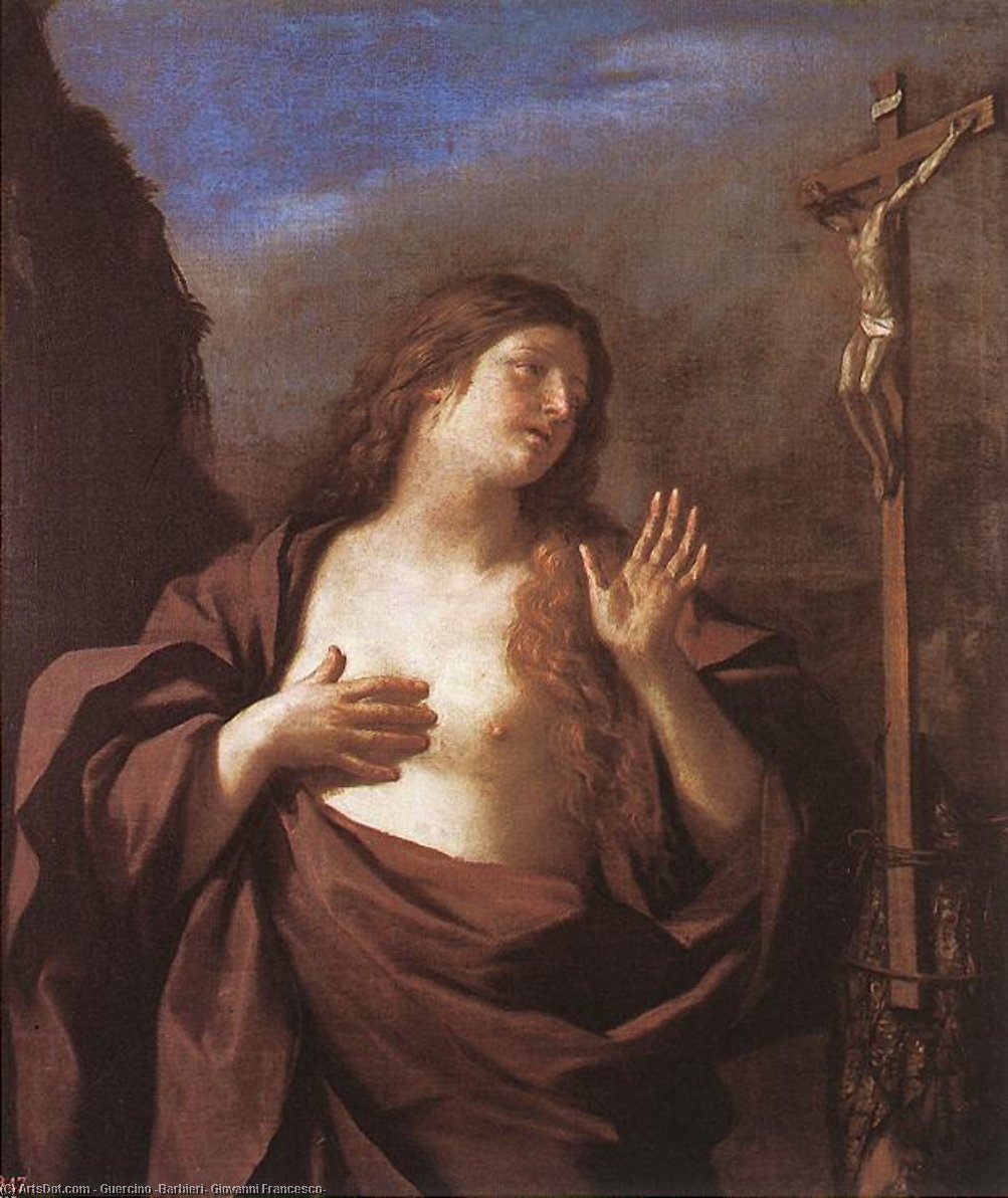 Mary Magdalene In Penitence — Guercino