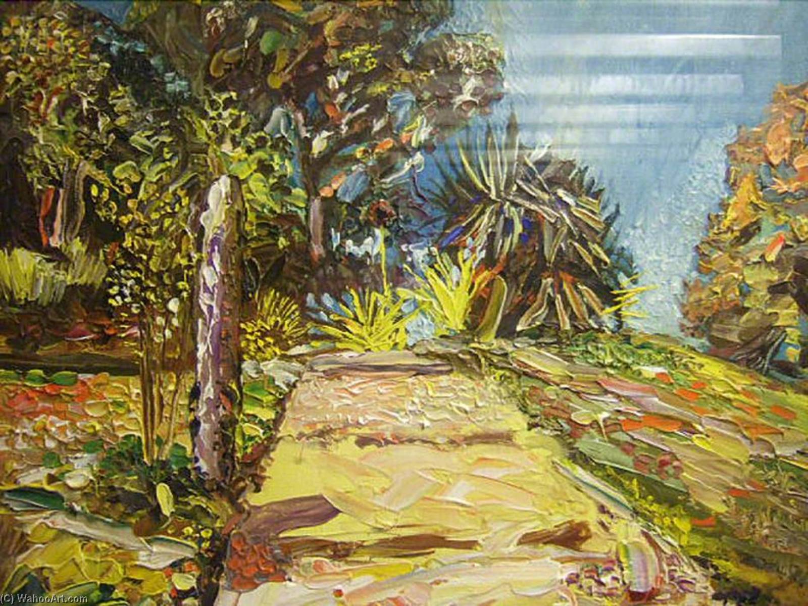 In A Portuguese Garden — Francis Ferdinand Maurice Cook