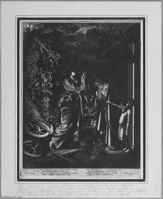 Stellion Insulting Ceres — Wenceslaus Hollar