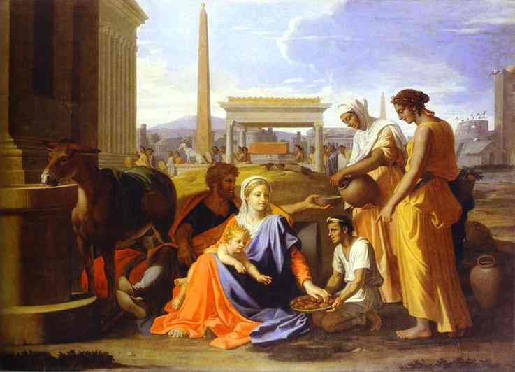 Rest On The Flight To Egypt — Nicolas Poussin