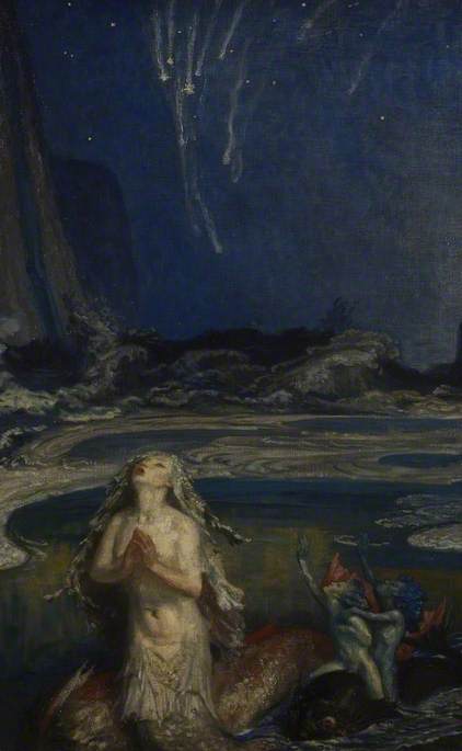 Mermaid And Sea — Robert Anning Bell