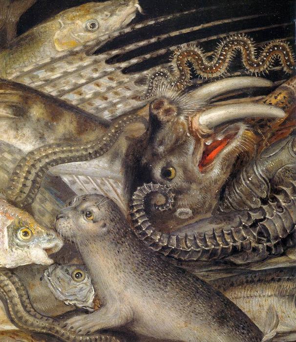 Water (detail) — Giuseppe Arcimboldo