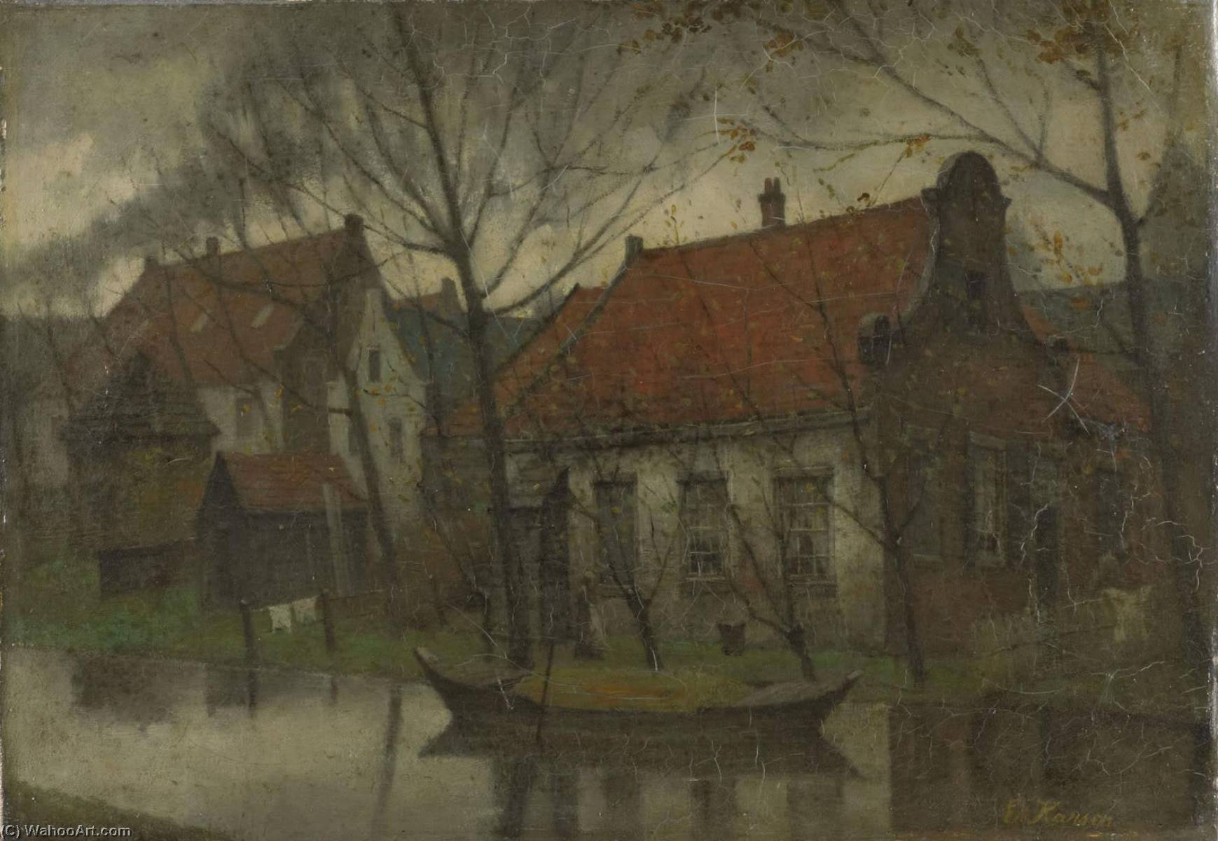 Dorpsgezicht — Eduard Karsen
