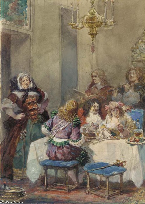 The Bourgeois Gentleman — Eugene Louis Lami