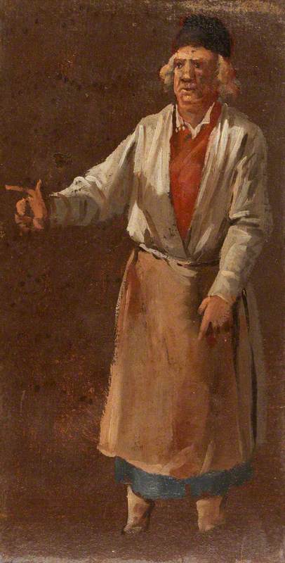 A Man Wearing An Apron — Luca Carlevaris