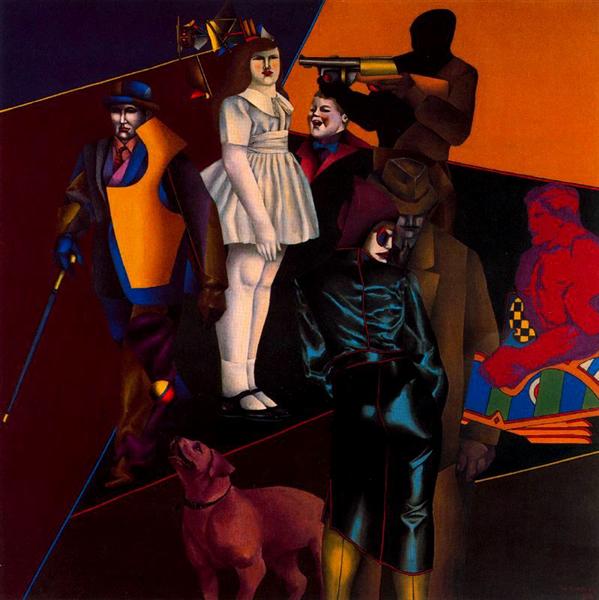 The Street — Richard Lindner