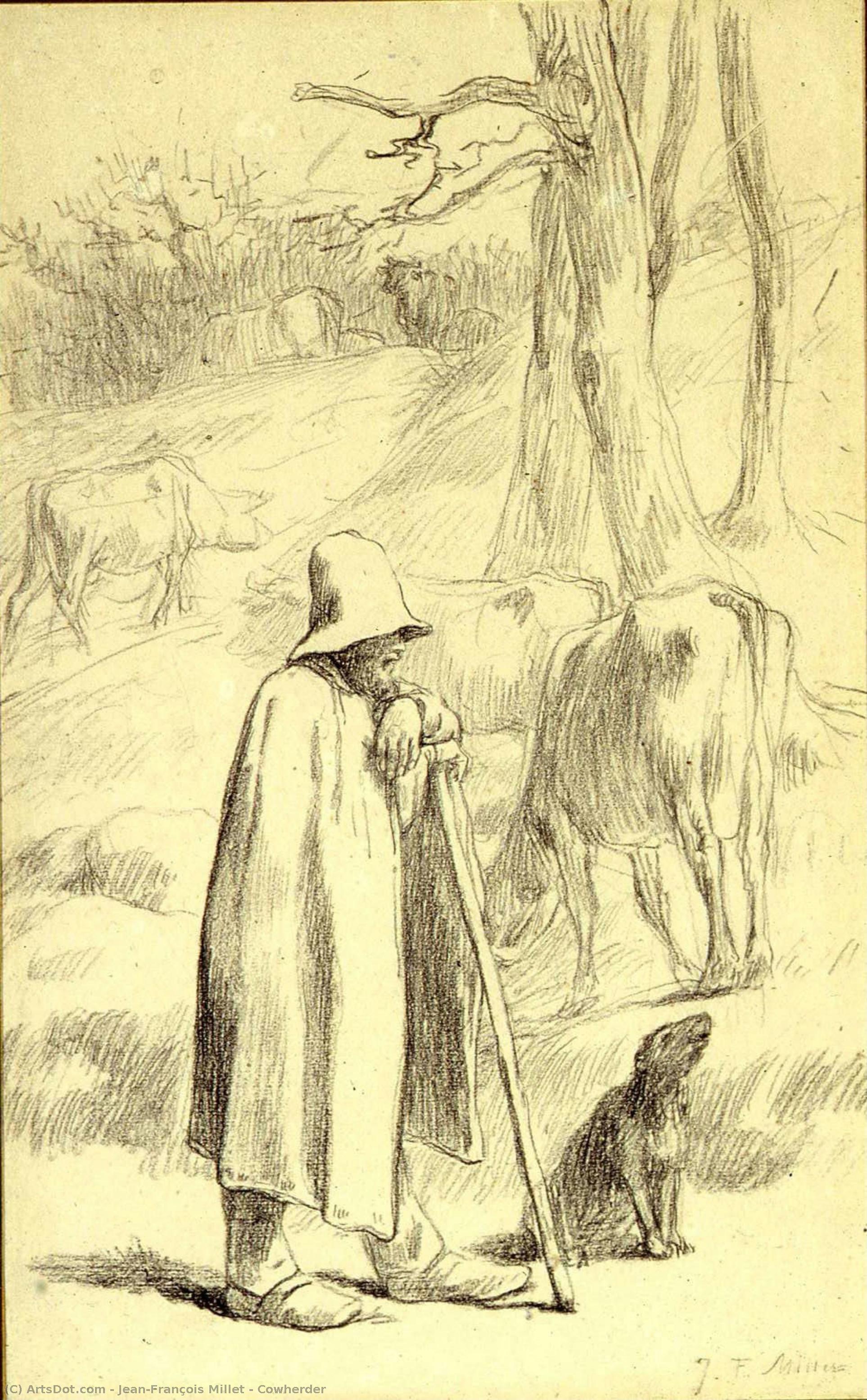 Cowherder — Jean-françois Millet