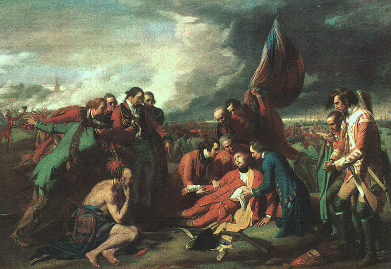 The Death Of Wolfe — Benjamin West