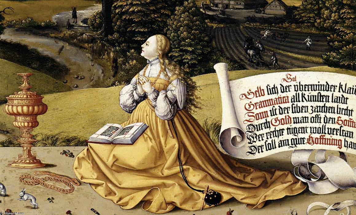 Painted Tabletop For Erasmus Stedelin (detail) — Martin Schaffner
