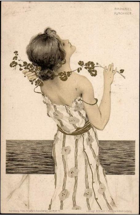 Greek Virgins — Raphael Kirchner