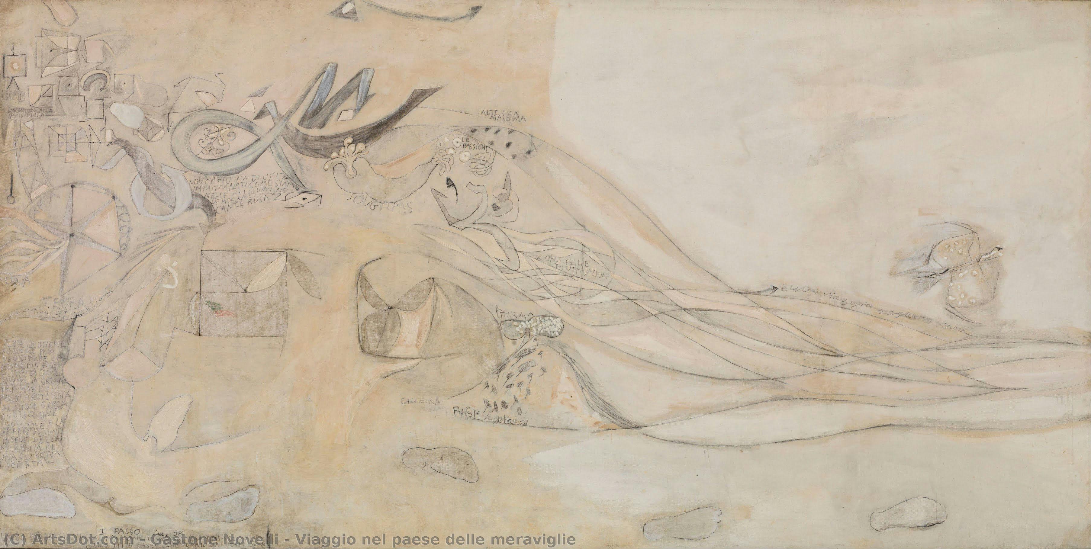 Viaggio Nel Paese Delle Meraviglie — Gastone Novelli