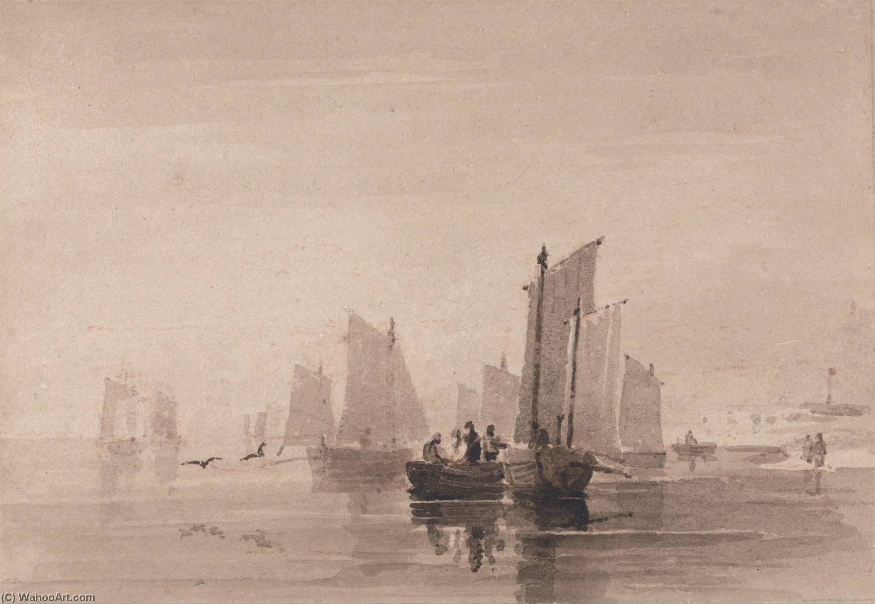 Fishing Off Hastings — David Cox