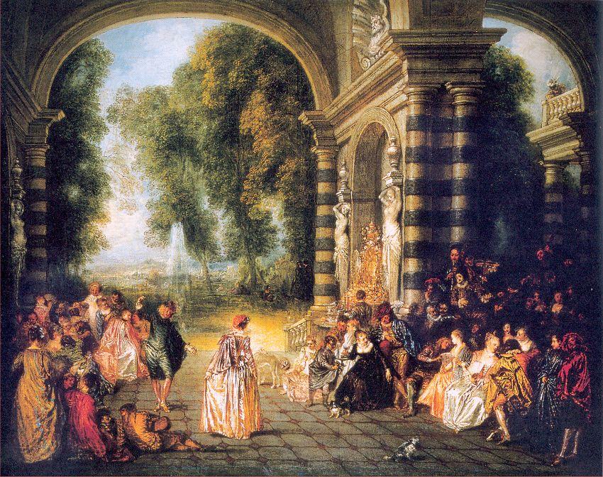 The Pleasures Of The Ball — Jean-antoine Watteau