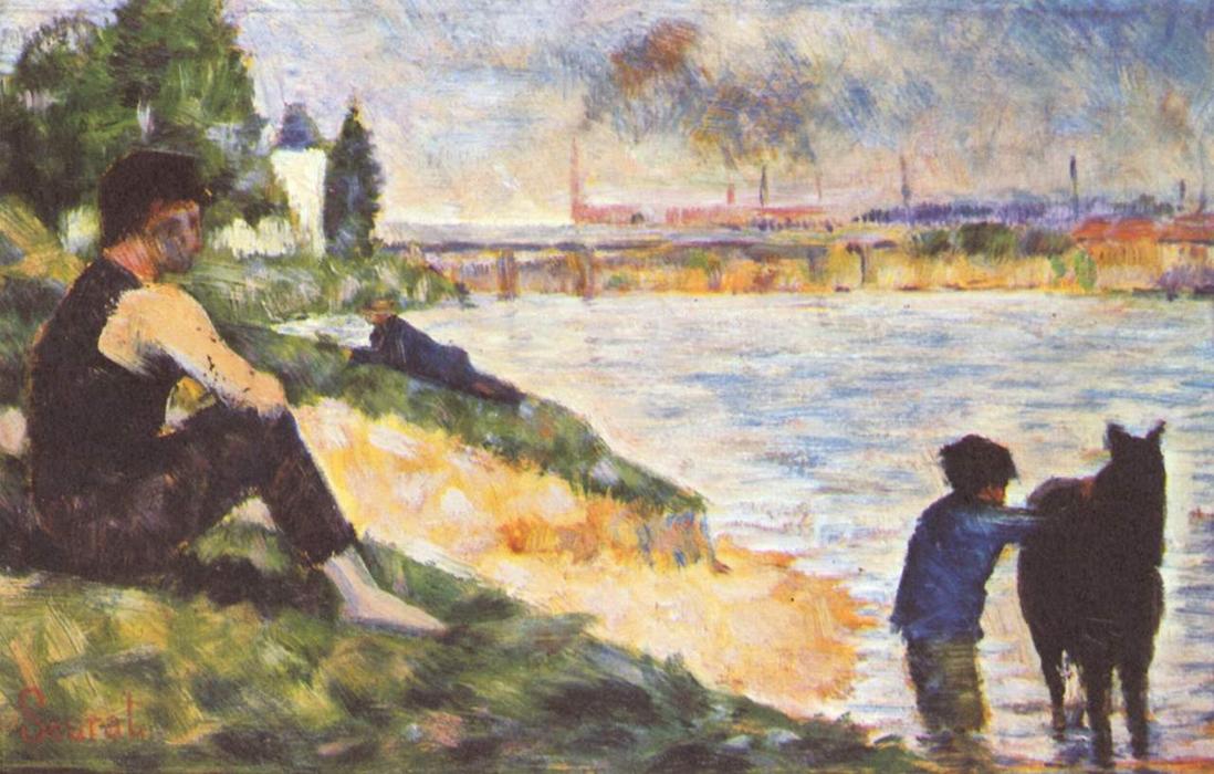 Boy With Horse — Georges Seurat
