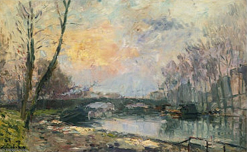 View Of The Seine Paris Vue De La Seine Paris — Albert-charles Lebourg