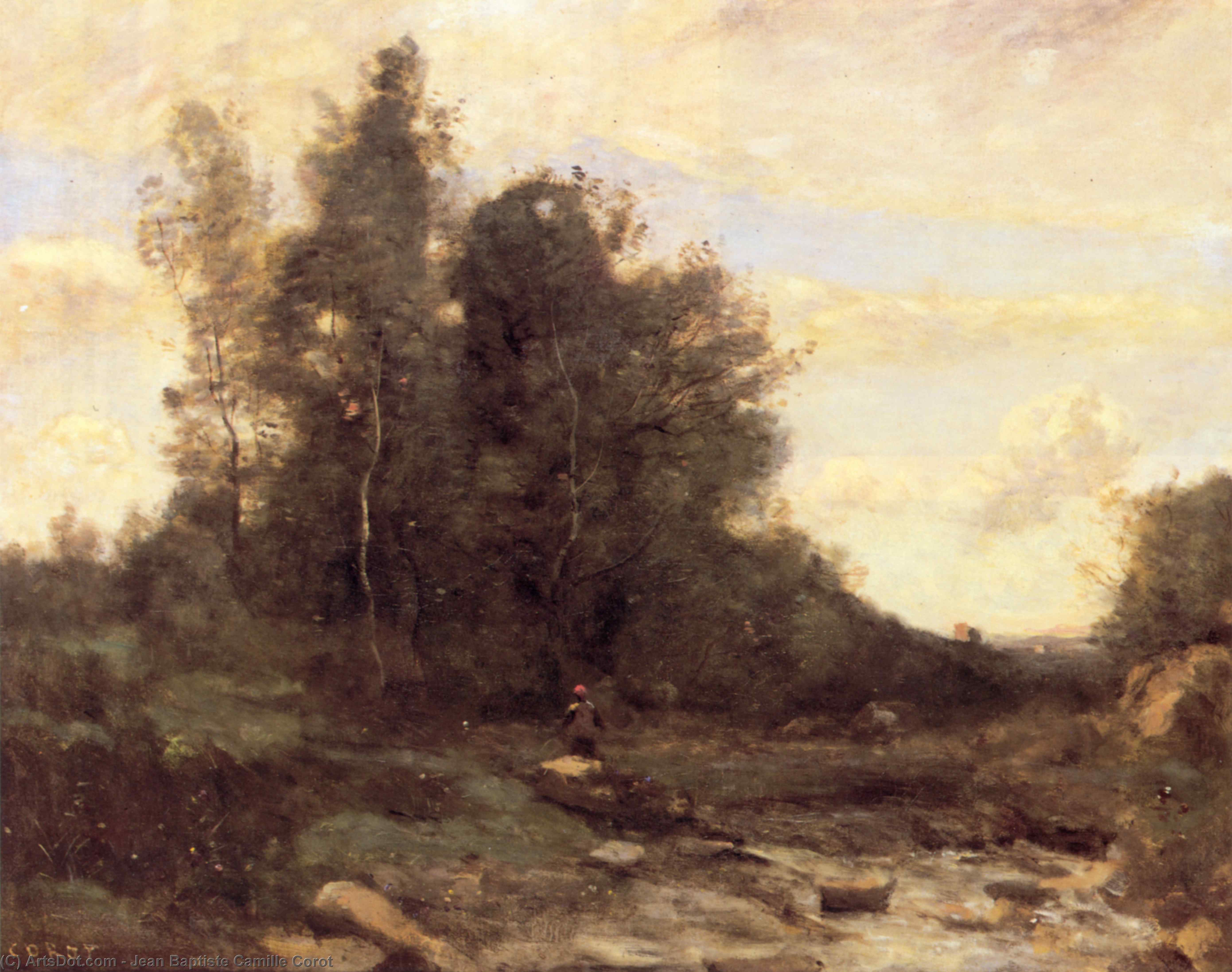 Le Torrent Pierreaux — Jean-baptiste-camille Corot
