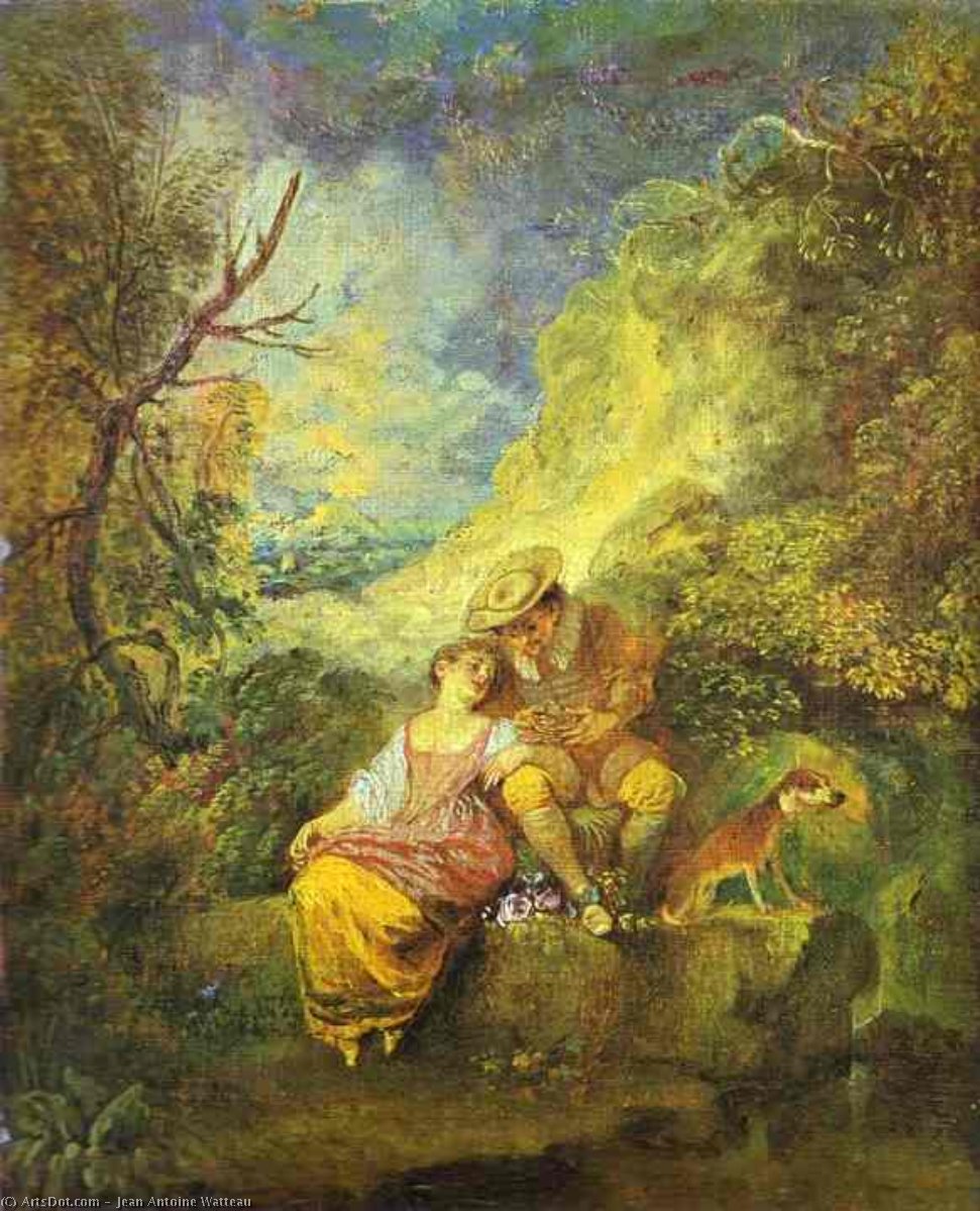The Bird Nester — Jean-antoine Watteau