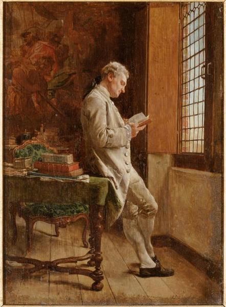 Le Liseur Blanc — Jean-louis Ernest Meissonier