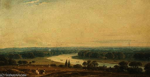 Thames From Richmond — John Varley I (the Older)
