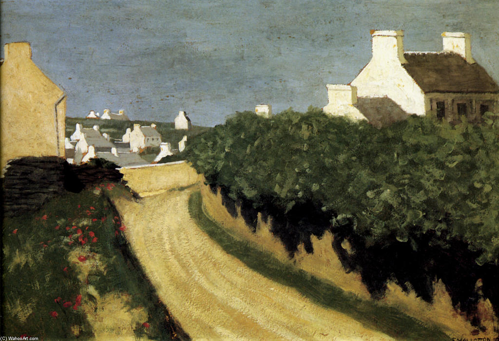 The Way To Locquirec — Félix Vallotton
