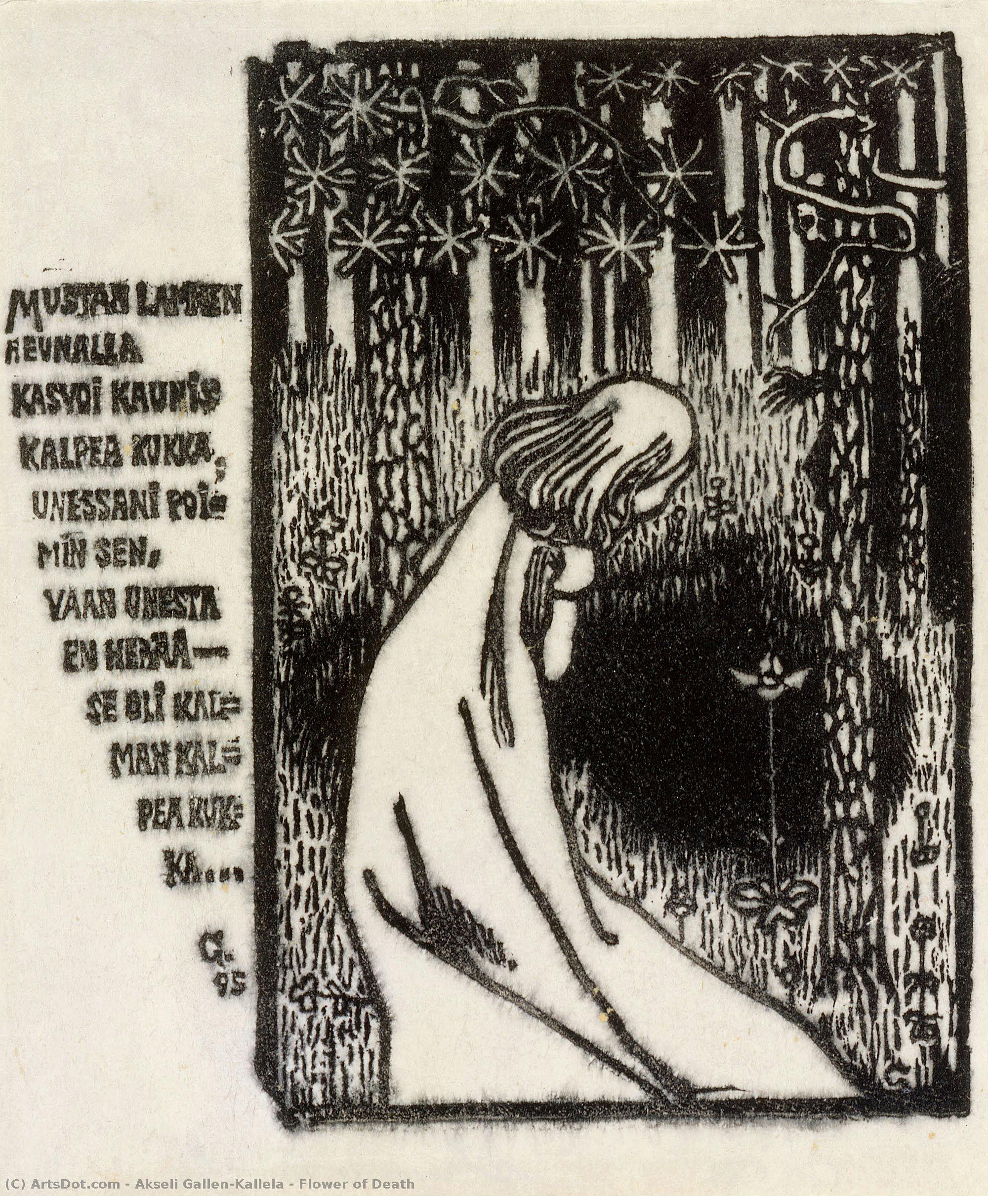 Flower Of Death — Akseli Gallen-kallela