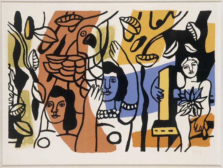 The Two Women, Two Sisters — Fernand Léger